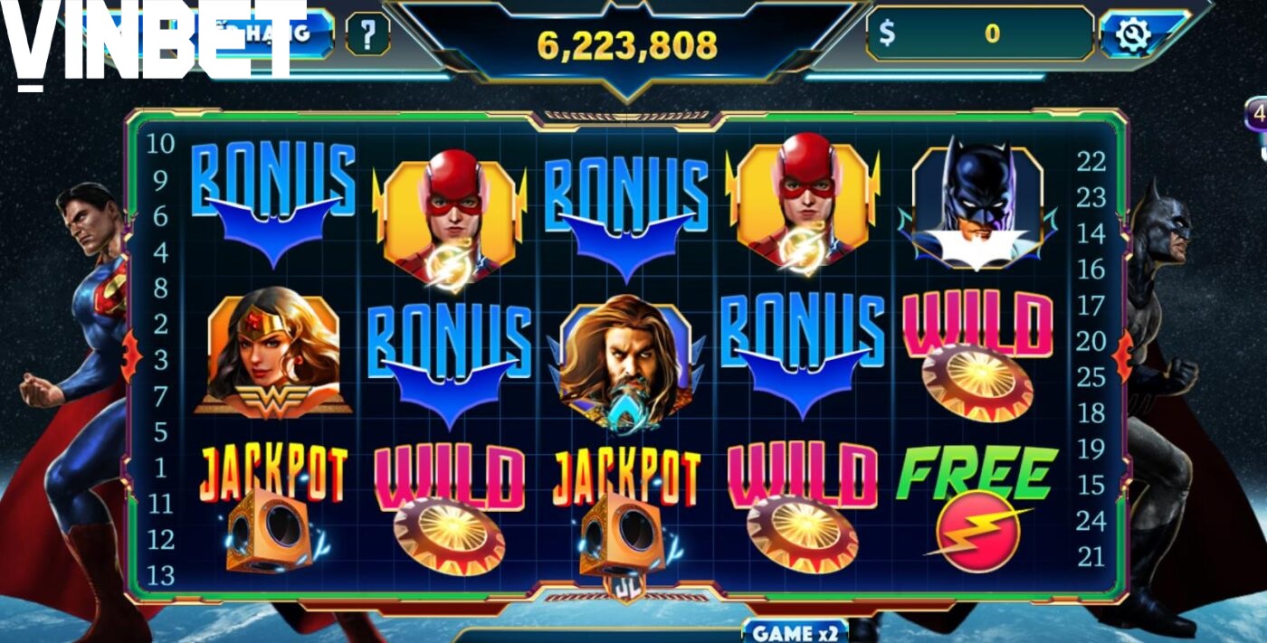 Giới thiệu game Nổ hũ Justice League Vinbet