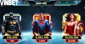 Hướng dẫn chơi game Nổ hũ Justice League tại Vinbet